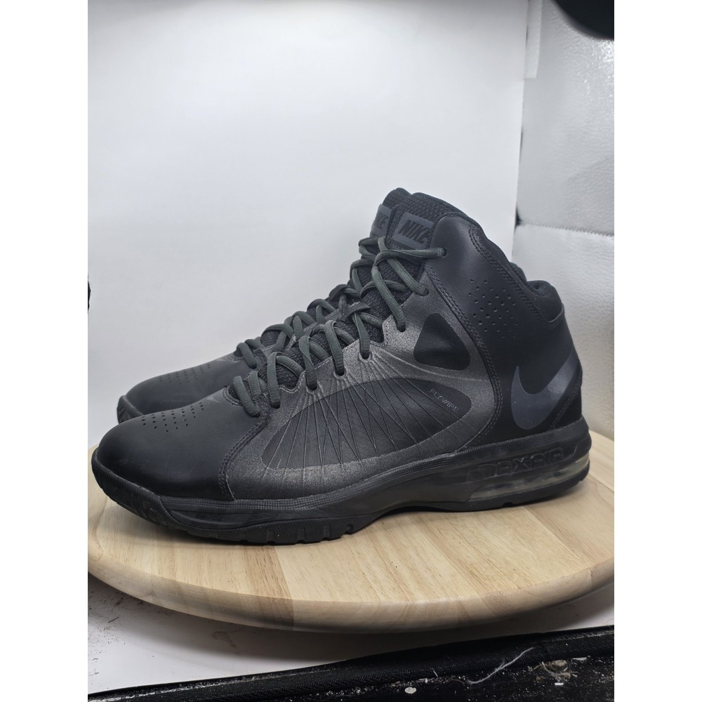 Mens Size 10.5 -Nike Air Max Actualizer II Flywire Black Basketball Sneakers